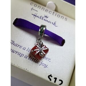 Women Jewelry, Stainless Steel, Red Wrapped Box Charm, Fashion, Birthday Gifts
